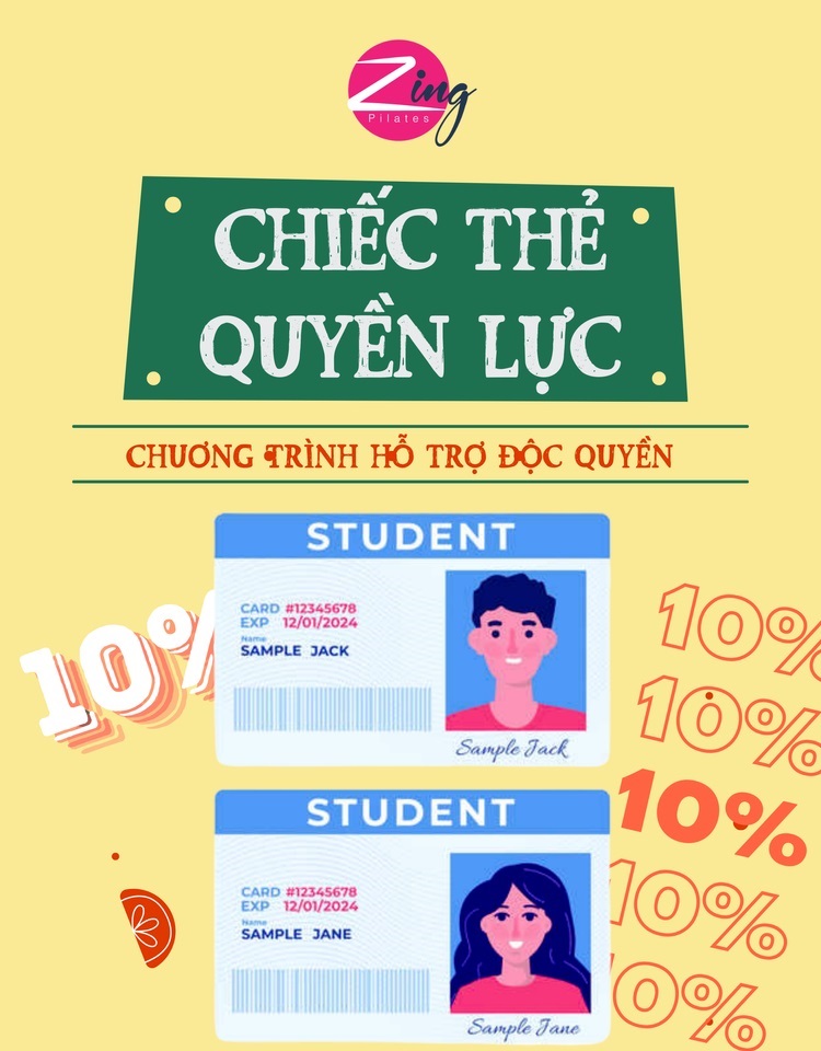 Gói Tập Pilates Sinh Viên